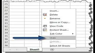 UNHIDE MULTIPLE SHEETS IN EXCEL