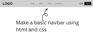 How to make a navbar using html and CSS 2023 || #coding #html