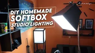 DIY SOFTBOX LIGHTING Low Budger Version for Home Studio / Indoor Shot