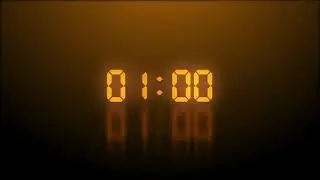 After Effects Timer Template | FREE | 1 minute count up | Orange