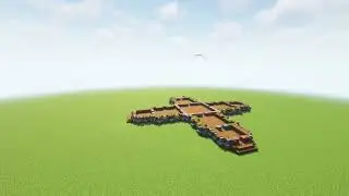 Medium spruce House 3D printing timelapse in Minecraft-speedbuilding