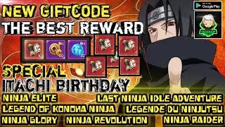 NEW GIFTCODE 10 LEGENDARY SCROLLS SPECIAL ITACHI BIRTHDAY NINJA GLORY | LAST NINJA IDLE ADVENTURE