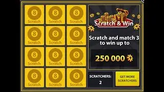 Get free scratch in 8 ball pool every time must watch