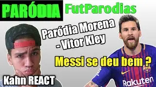 ♫ MESSI SE DEU MAL E BRASIL ESTREIA BEM | Paródia Morena - Vitor Kley | React/Reação