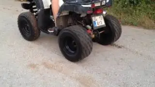 150cc atv lastik yakma 🇹🇷🇹🇷