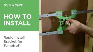 How to Install the Rapid Install Bracket for the Temptrol® Shower Valve | Symmons Industries