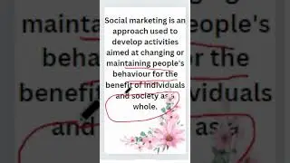 Societal marketing  #selfstudy179 #youtubeshorts #exam