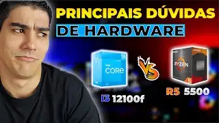 I3 12100F vs R5 5500, RTX 2060 e I3 10100F? RESPONDENDO OS INSCRITOS #04
