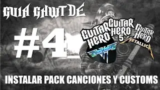 [DESACTUALIZADO] GUITAR HERO WORLD TOUR DEFINITIVE EDITION #4 - INSTALAR PACK DE CANCIONES Y CUSTOMS