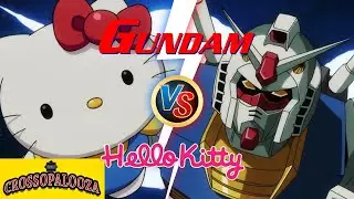 El sublime encuentro entre Gundam y Hello Kitty | CROSSOPALOOZA
