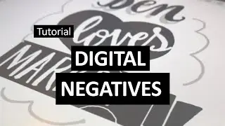 Graphic Recording Tutorial 22: Digital Negatives
