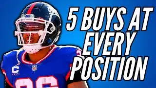 Top 5 Dynasty Trade Targets at Every Position