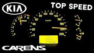 Kia Carens 2.0 CVVT (106kW) Acceleration 0-200 (TOP SPEED)