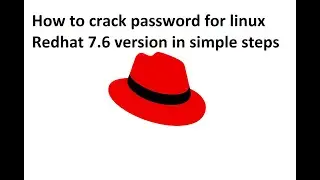 How to Crack Password for Linux Red Hat 7.6