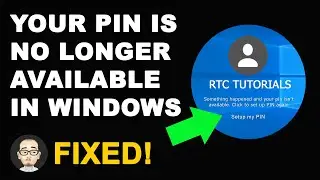Your PIN is No Longer Available  - FIXED!!!