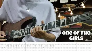 One Of The Girls | The Weekend, JENNIE, Lily-Rose Depp | Guitar Tabs | Electric Guitar Cover |