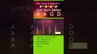 SoftRock Ballad, backing track, A major, 82bpm. Play along, improvise & have fun!