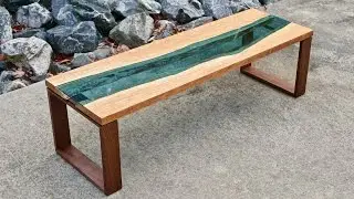 Live Edge River Coffee Table | How To Build - Woodworking