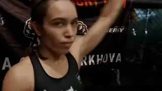 Юлия Островерхова - чемпион лиги OPEN FC в весе 