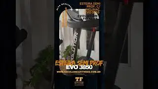 Mais uma esteira EVO 3850 Evolution Fitness Vendida! Instalaçao no cliente carlos roberto (RJ)