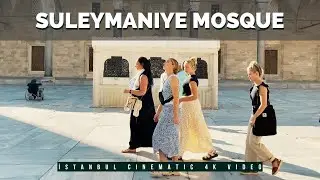 Suleymaniye Mosque (Süleymaniye Camii) Istanbul, Turkiye Cinematic 4K