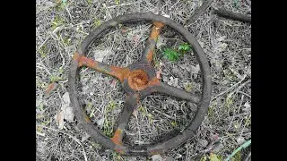 Нашёл руль от полуторки