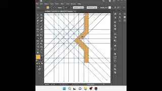Monogram letter K logo Design #shorts #illustrator #tutorial