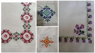 Simple and stylish ❌ stitch handmade embroidery different patterns