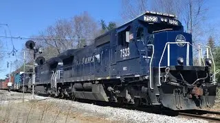 Pan Am AYPO Chase Ayer, MA to Portland, ME With All Blue C40's!! (April 29, 2022)