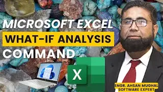 What-If Analysis Command, Microsoft Excel, #ahsanmughal