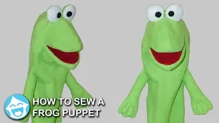 How to Sew a Frog Puppet