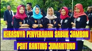 PSHT || kerasnya penyerahan sabuk jambon psht ranting jumantono , banyak yang terkapar 