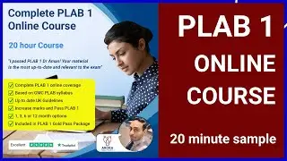 PLAB 1 Online Course Free 20 minute sample | Pass PLAB 1 Exam | Arora Medical Education