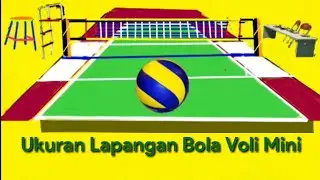 Ukuran lapangan bola voli mini