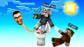 SKİBİDİ TUVALET ADAM TEK BLOKTA YAŞAMAK 😱 - Minecraft