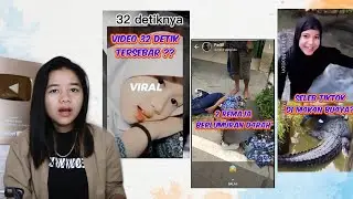VIR4L VIDEO 32 DET1K ?? , 2 REMAJA BERLUMURAN D4RAH , SELEB TIKTOK DI M4KAN BUAYA ??