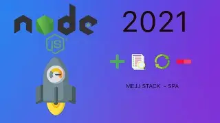 Single Page Application(SPA)(CRUD) - MEJN STACK ? nodejs flavour