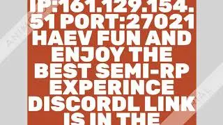 JOIN NOW ! UNTURNED SEMI RP SERVER