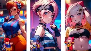 Brawlers as anime