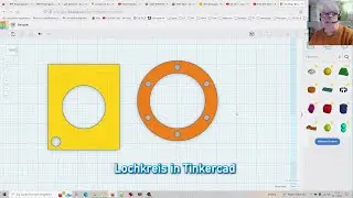 How do you create a bolt circle in Tinkercad? ► Tutorial (German)