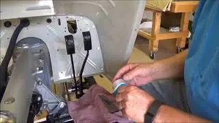 MG TC Installing The Pedal Excluder