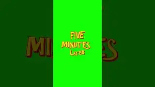 5 minutes later  | Free GreenScreen