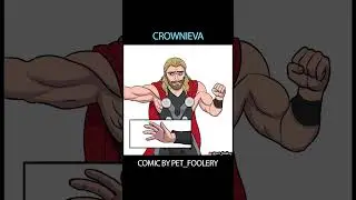 ONLY SOMEONE WORHTY CAN WIELD MJÖLNIR! | Pet_foolery Comic Dub #comicdub #thor