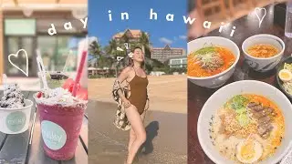 Day in the life in HAWAII | Spend the day with us, desserts, ramen, secret beach