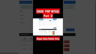 CRUD PHP MYSQL Part 3 