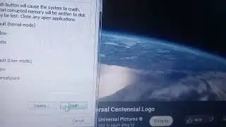 universal studios logo has bsod