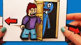 РАДУЖНЫЕ ДРУЗЬЯ 💕 RAINBOW FRIENDS Roblox | Поделки из бумаги Рисование для ВСЕХ