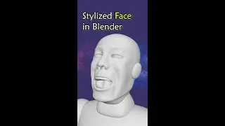 Blender Stylized 3d Character Face Head Sculpting