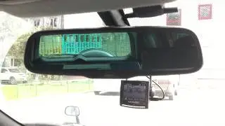 Зеркало салона с авто затемнением от Lexus GS430 в RAV4 ACA31W