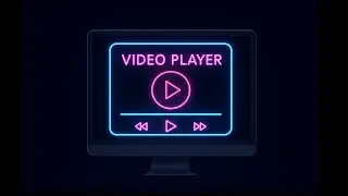 How to Build a Neon HTML5 Video Player (CSS + JavaScript Tutorial)